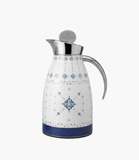 Azure Silver Thermos 1L