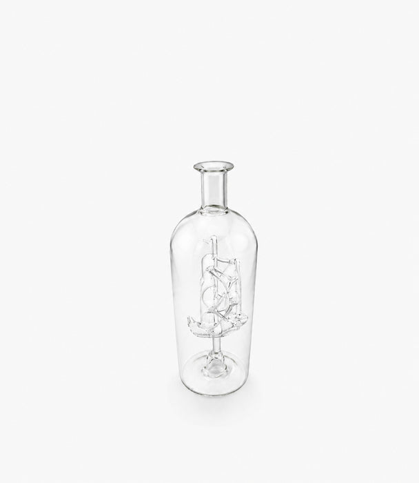Eclectic Glass Bottle with Vessel