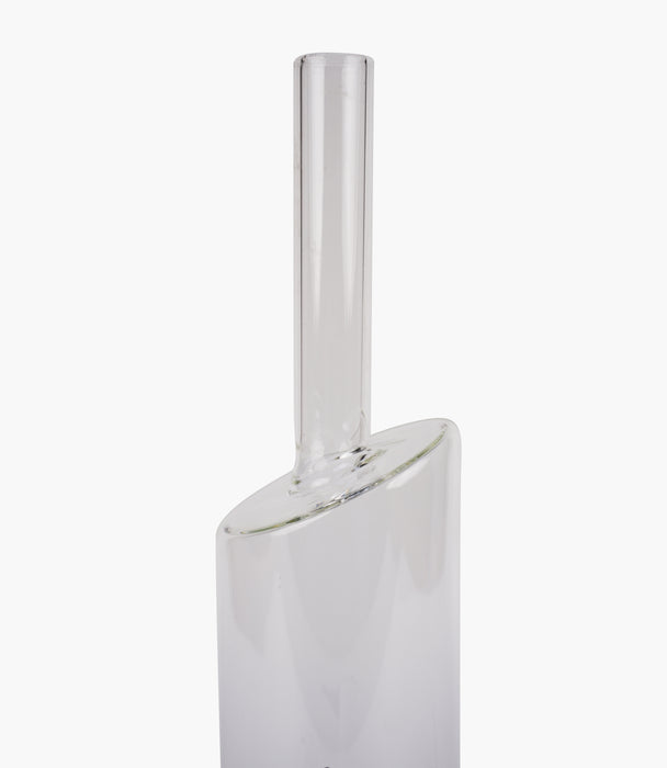 Eclectic Glass Bottle with Blue Vessel