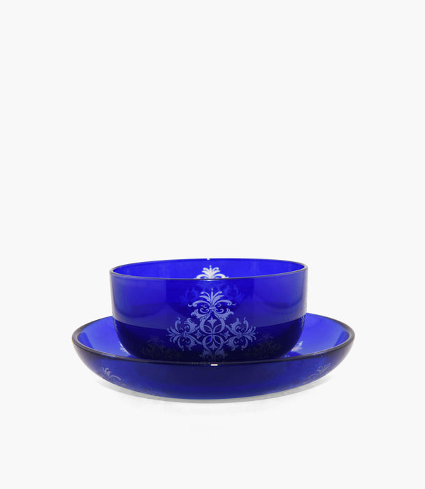 Blossom Blue Bowl & Plate Set of 6