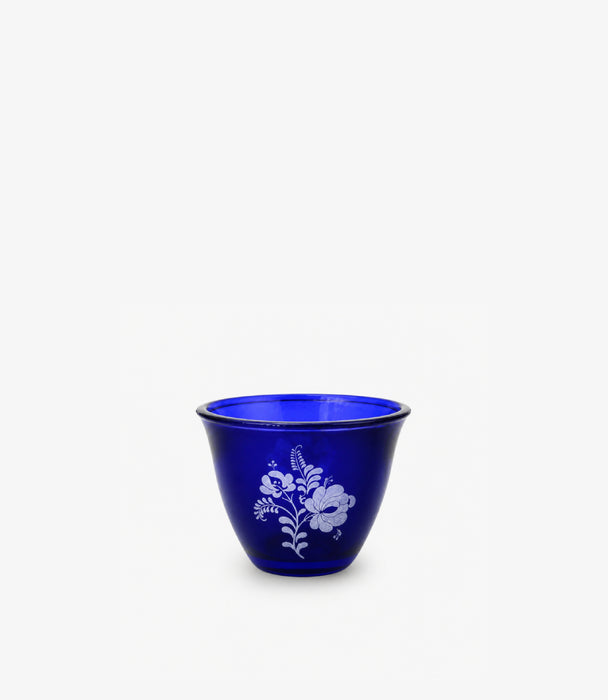 Flower Blue Arabic Coffee Cup Set of 6
