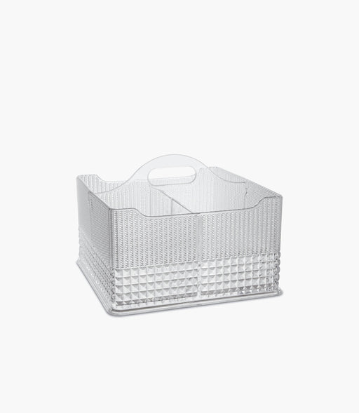 Chic & Zen Kitchen Cutlery Holder - Clear - Roomours UAE