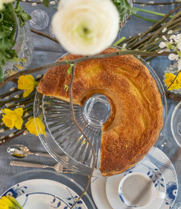 Oceania Footed Cake Stand & Vase – 2-Piece Set 33x33cm - Roomours