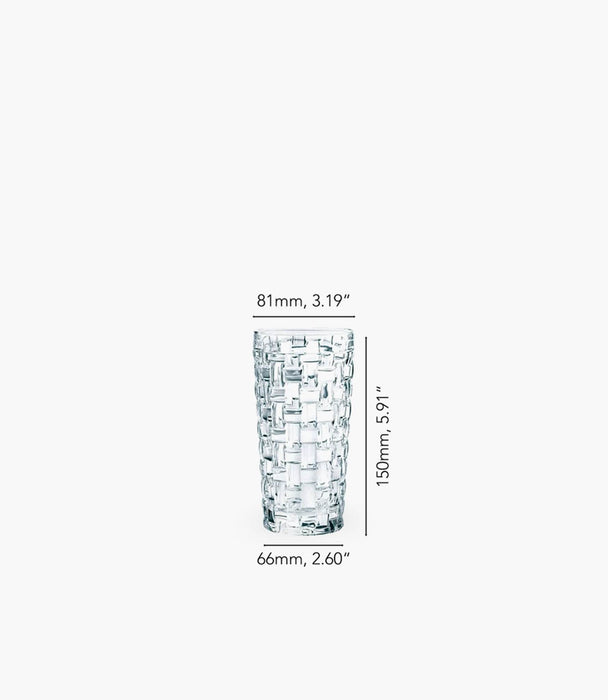 Bossa Nova Long Drink Glasses – Set of 12 Pieces - Roomours