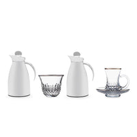 Chic Thermos with Coffee & Tea Cups Set – 20 Pieces - Roomours