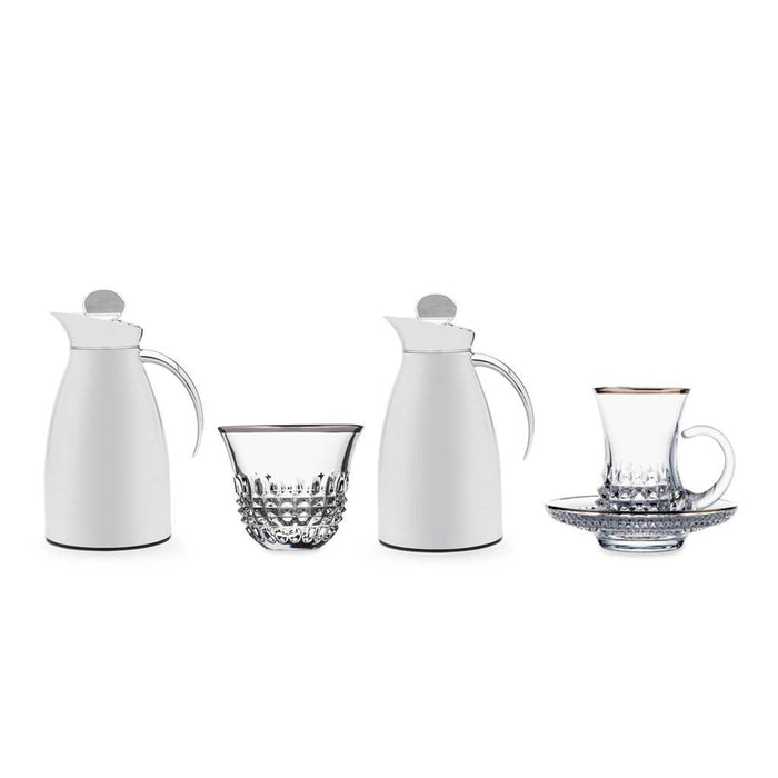 Chic Thermos with Coffee & Tea Cups Set – 20 Pieces - Roomours