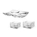 Crystalization Mini Bowl & Platter – 3-Piece Set - Roomours